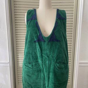 80s Vintage FADS Corduroy Jumper Dress, 14
